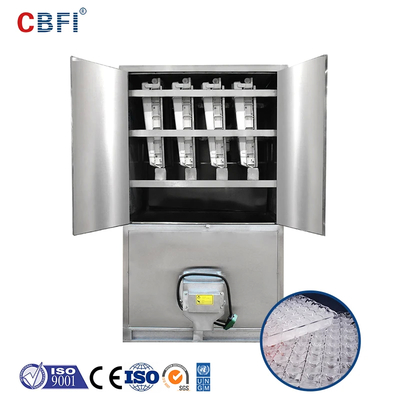 Low Noise Cube Ice Making Machine For 1-20 Ton / 24 Hours Capacity Frascold Compressor