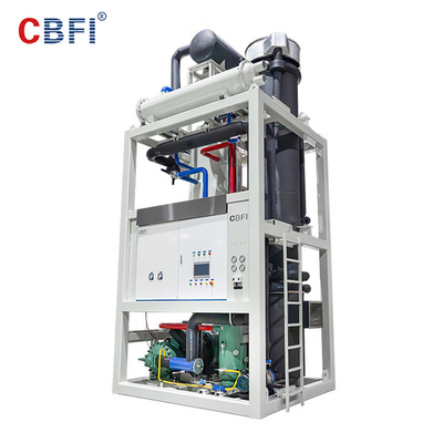Refrigeration System Ice Tube Making Machine With German  Compressor