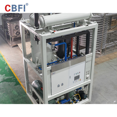 Commercial 1 Ton Ice Tube Machine With Single Or 3 Phase Power